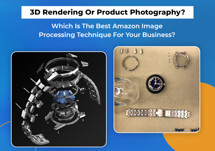 3d rendering vs product photography